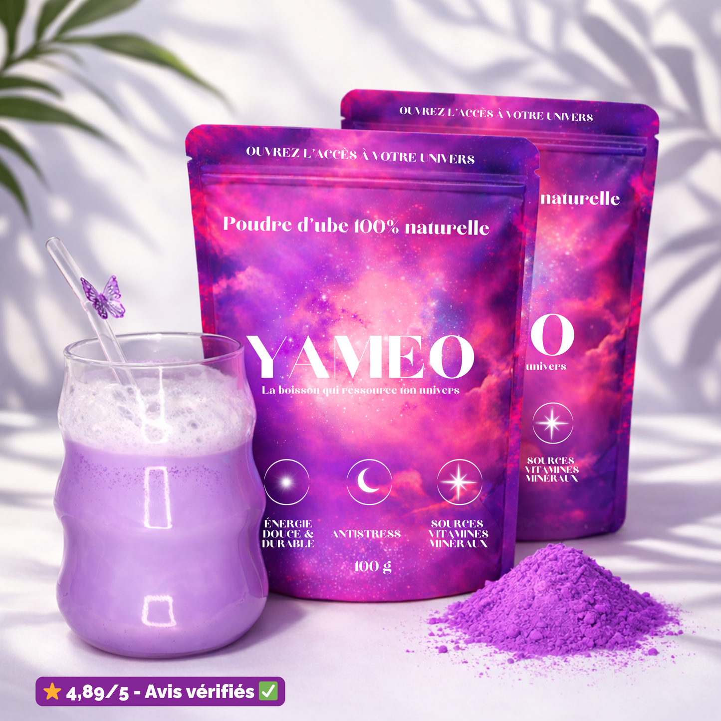 Poudre d'Ube 100 % Naturelle 💜 Packs & Offres